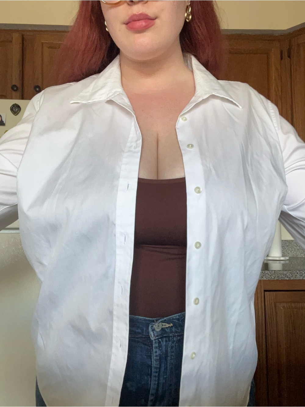 Classic White Button-Down Shirt - Picture 2 of 7